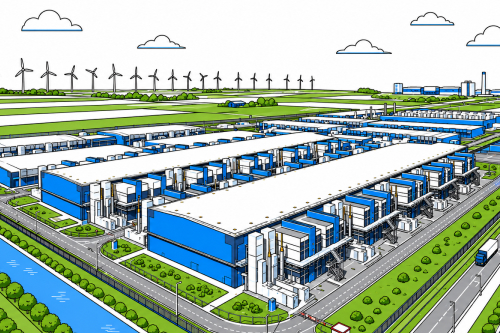 Data centre and critical infrastructure illustration