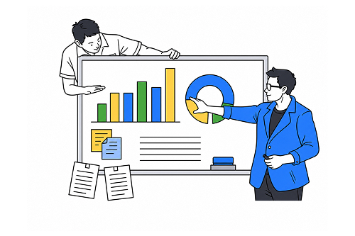 Feasibility study analysis illustration